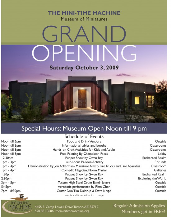 Grand Opening flyer